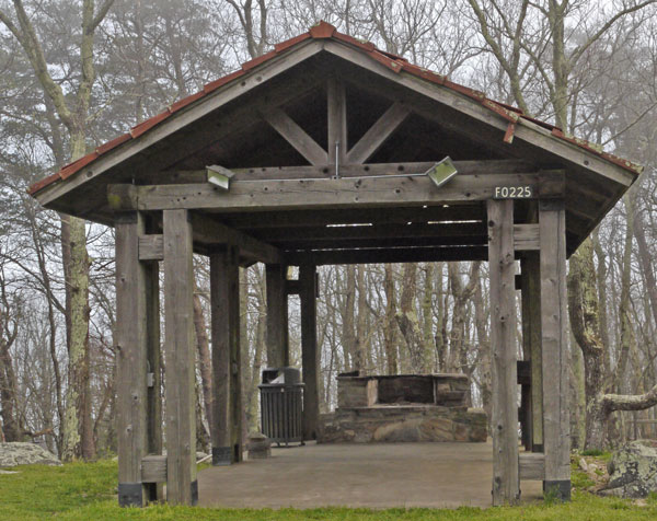 Cheaha Bald Rock Lodge Picnic Shelter