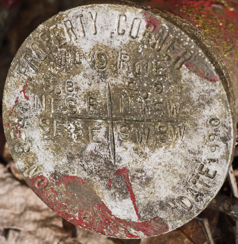 Talladega NF Boundary Survey Marker