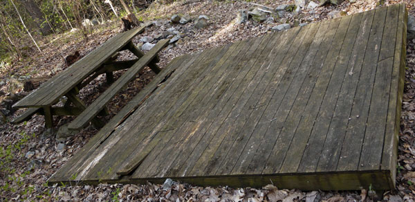 Hawkins Hollow Tent Platform