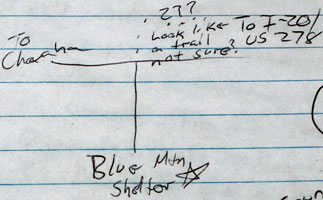 Blue Mountain Map