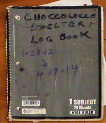 Cover of Choccolocco Shelter 2012 - 2014 Log Book